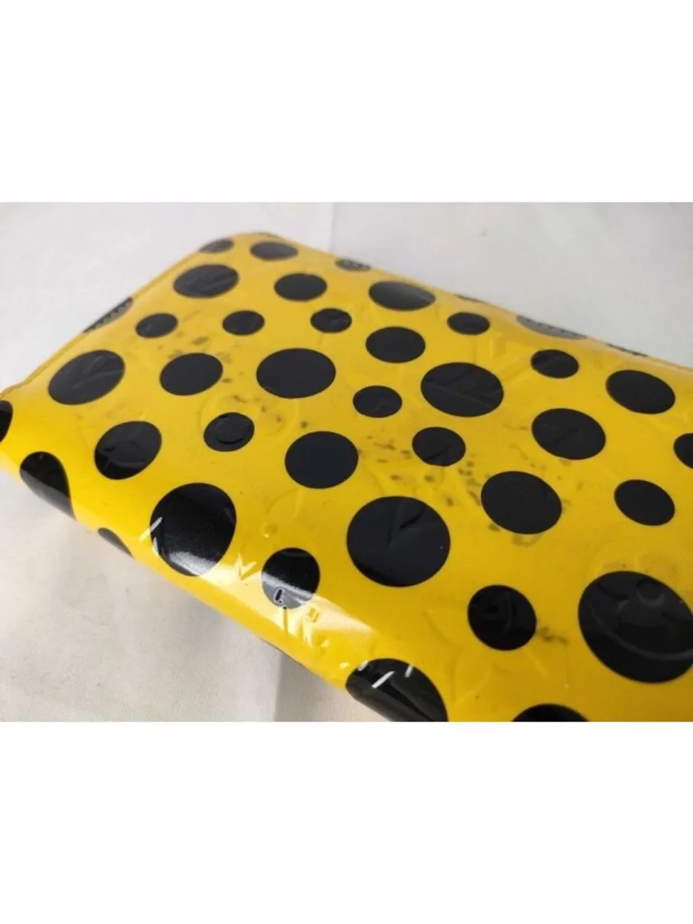 Louis Vuitton Wallet Zippy Yellow Black Yayoi Kusama Dot Infinity Gold